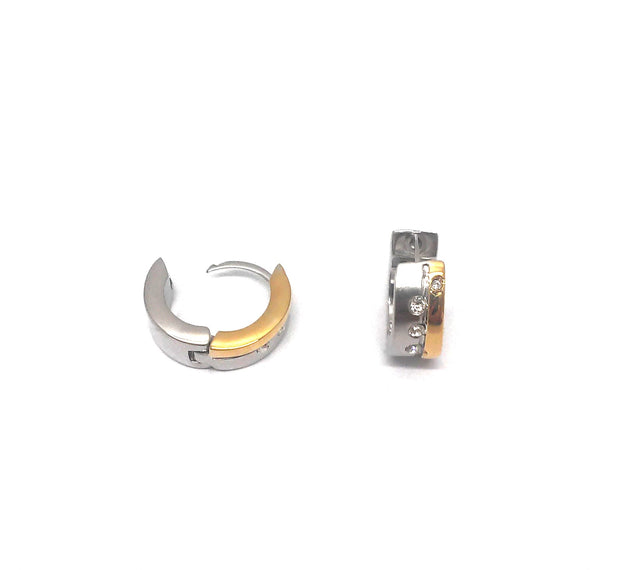 Creolenstecker Bi/Color  Kristall