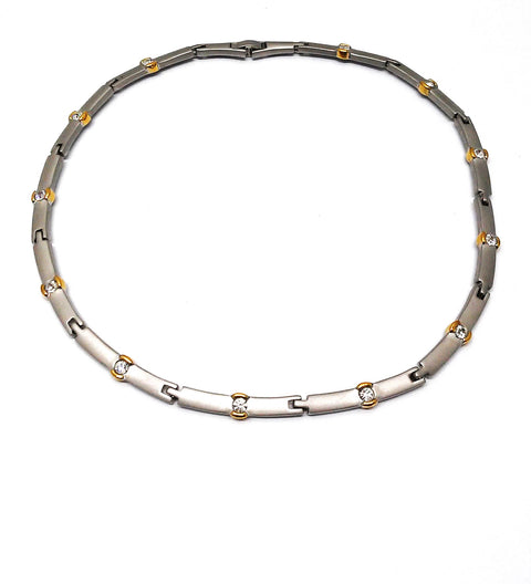 Collier Bi-color   Kristall