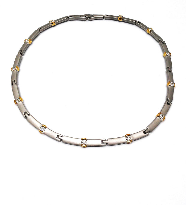 Collier Bi-color   Kristall
