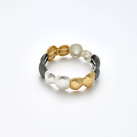 Armband elastisch tri-color