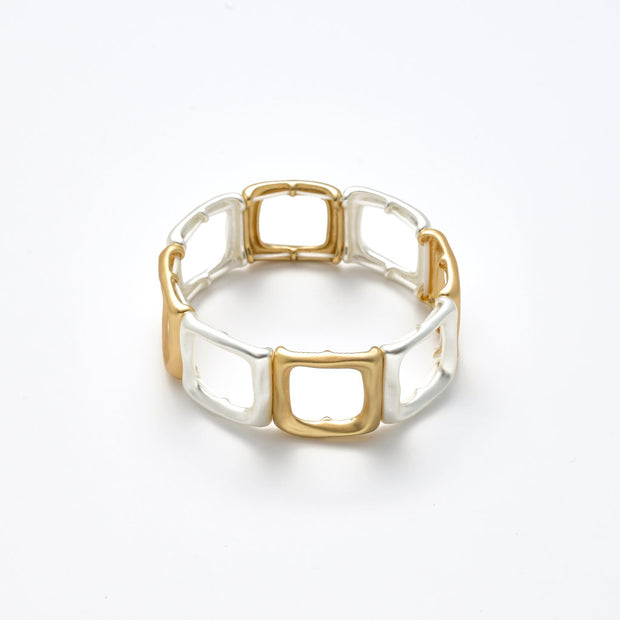 Armband elastisch bi-color