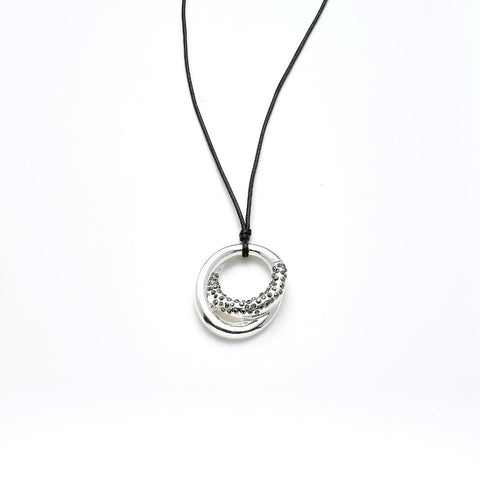 Lange Kette versilbert