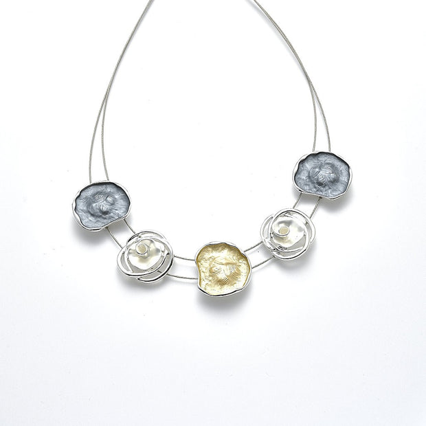 Collier Bi-color  tri-color