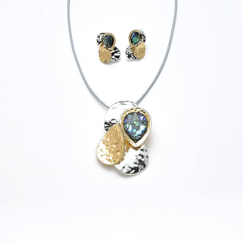 Garnitur bi-color  Paua Shell