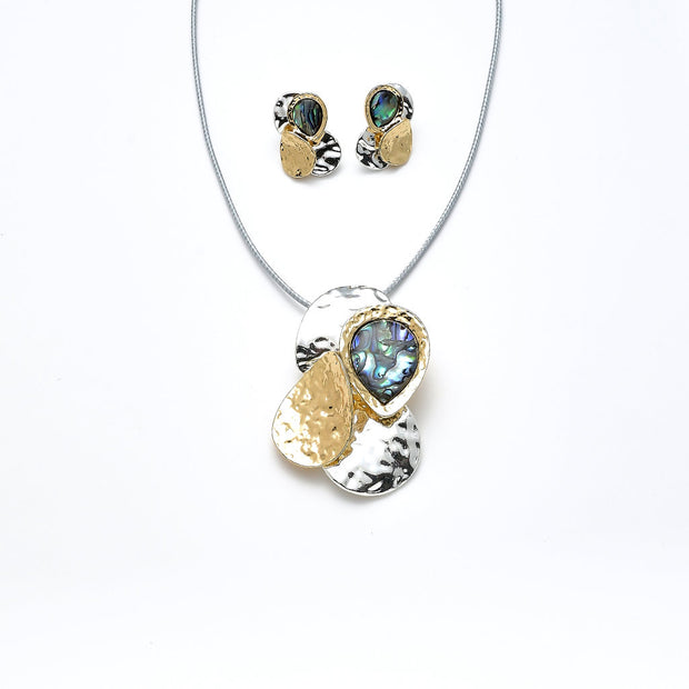 Garnitur bi-color  Paua Shell