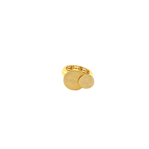 Ring elastisch vergoldet     