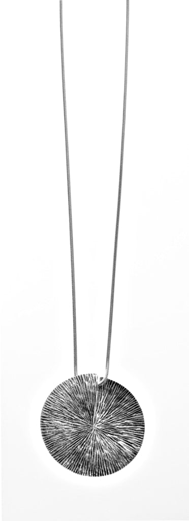 Lange Kette Oxi-Silber      70cm